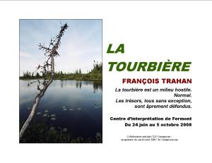La tourbière affiche